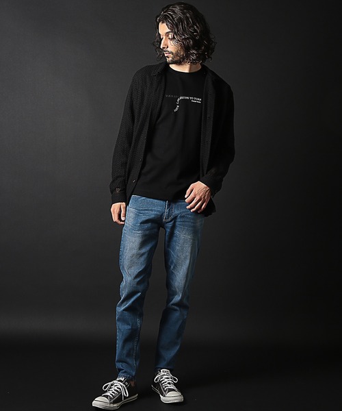 「RATTLE TRAP」 長袖シャツ L ベージュ メンズ_画像4