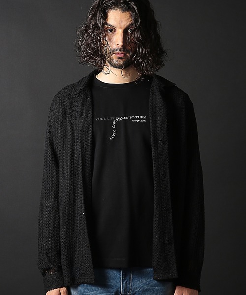 「RATTLE TRAP」 長袖シャツ L ベージュ メンズ_画像5