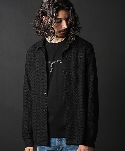 「RATTLE TRAP」 長袖シャツ L ベージュ メンズ_画像6