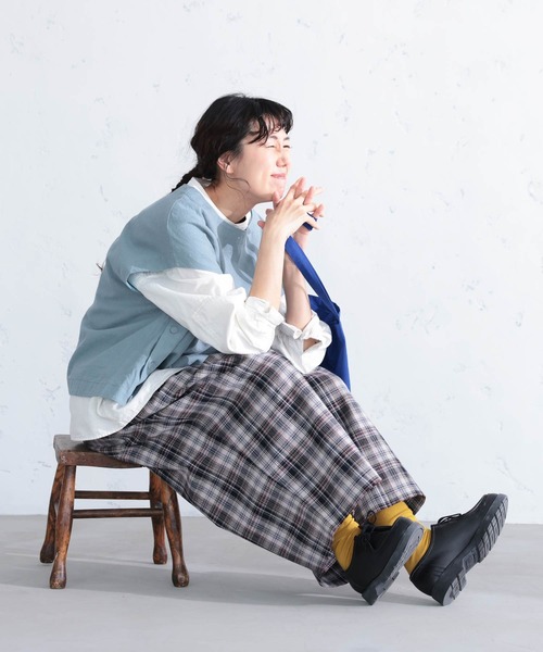 soulberry（ソウルベリー） ワイドパンツ パンツ チェックなパンツippo