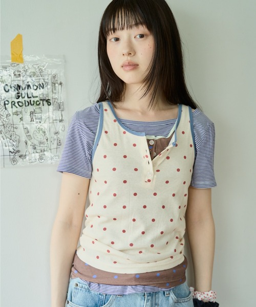 common gull products. タンクトップ ノースリーブ しるしのついたひと