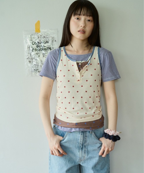 common gull products. タンクトップ ノースリーブ しるしのついたひと
