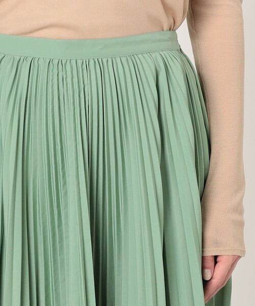 Plan C スカート PLAN C PLEATED LONG SKIRT アシンメトリー プリーツ