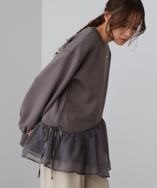 「Bab」 長袖カットソー FREE ベージュ レディース_画像5
