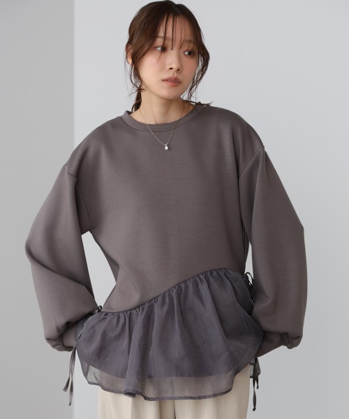 「Bab」 長袖カットソー FREE ベージュ レディース_画像8