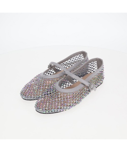 「NICAL」 フラットパンプス 22.5cm ブルー レディース_画像5