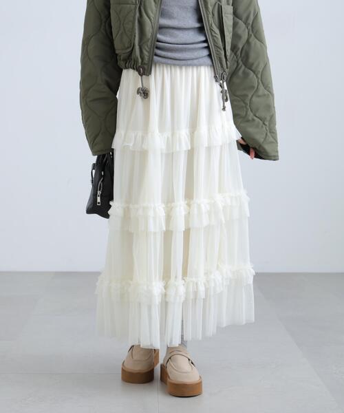 FREE'S MART（フリーズマート） スカート アソートチュールフリル