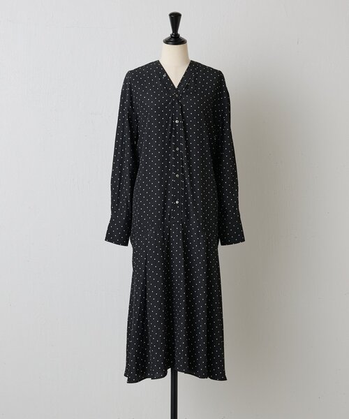 BEARDSLEY（ビアズリー） ワンピース ドットカラーレスシャツ