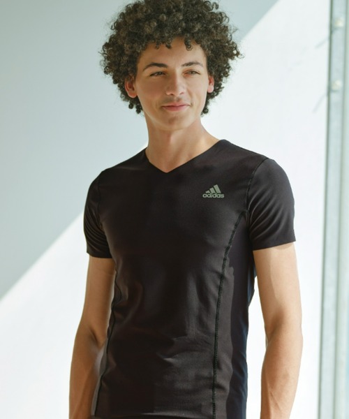 adidas 「adidas」VネックTシャツ : ZOZOTOWN Yahoo!店 - 通販