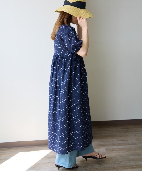 美品　ヌキテパ カシュクールワンピース ガウン2way インドコットン　綿 ne quittez pas／ヌキテパ】カシュクールコットン2WAYロング