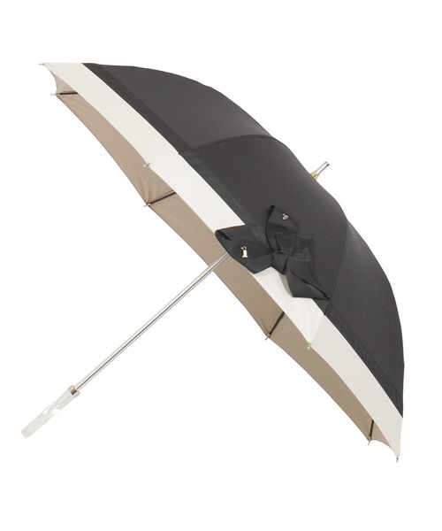 LANVIN en Bleu 日傘 傘 遮光 晴雨兼用日傘 長傘 切り継ぎビジュー