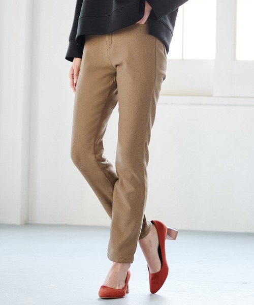 RANAN（ラナン） パンツ 「蓄熱保温」裏起毛あったかスキニーパンツ(73