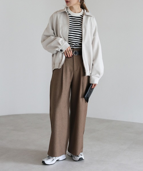 Bonjour Sagan（ボンジュールサガン） ニット セーター リブボーダー