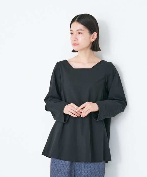 コレックス（collex）/オーガニックコットンサックブラウス collex（コレックス） シャツ ブラウス オーガニックコットンサック