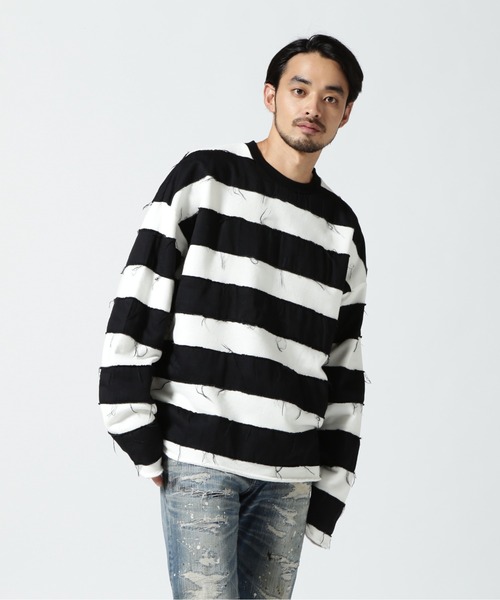 ソルボワ マインデニム 掠れボーダー2色セット | www.kdcow.com