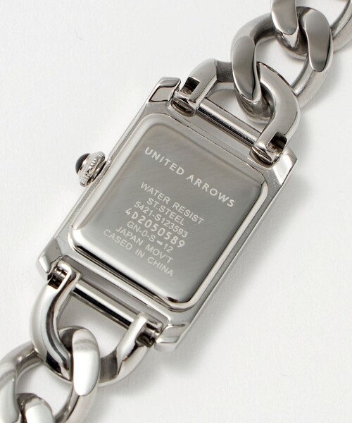 UNITED ARROWS 腕時計 スクエア チェーン レディース : ZOZOTOWN Yahoo