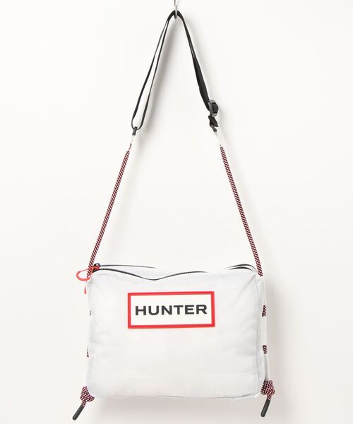 ハンター HUNTER トラベル リップストップ サコッシュ ショルダーバッグ バッグ ナイロン レディース ベージュ系 UBC1515NRS-GHR 【新品】 トラベル リップストップ サコッシュ ショルダーバッグ ナイロン