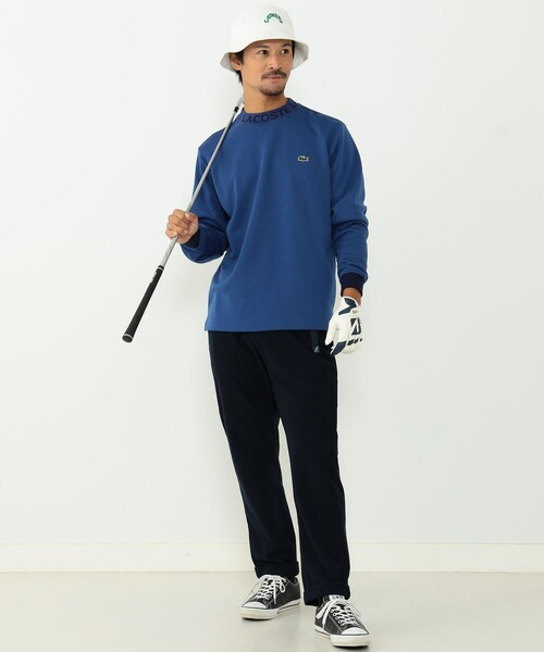 tシャツ Tシャツ 〈MEN〉LACOSTE for BEAMS GOLF / 別注 ロゴ モックネックシャツ BEAMS 〈MEN〉LACOSTE for GOLF 別注 ロゴ