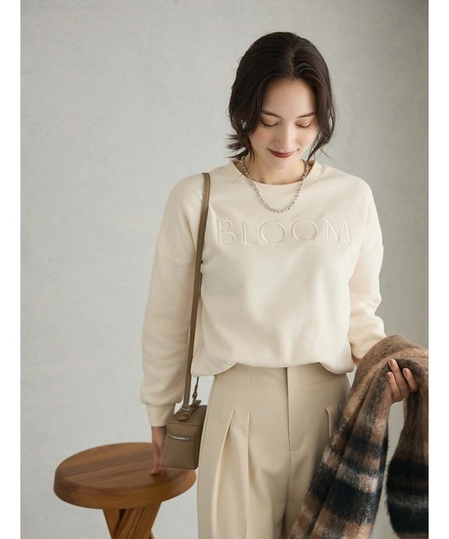 fifth（フィフス） トレーナー スウェット ロゴ刺繍裏起毛スウェット