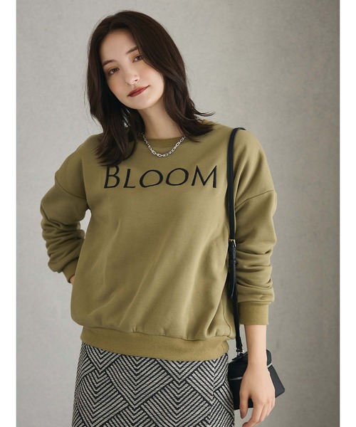 FEELSロゴ刺繍付きトレーナー fifth（フィフス） トレーナー スウェット ロゴ刺繍裏起毛スウェット