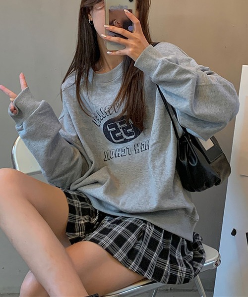 NinaetLina（ニナエリナ） トレーナー スウェット 裏毛 HILL VALLEY