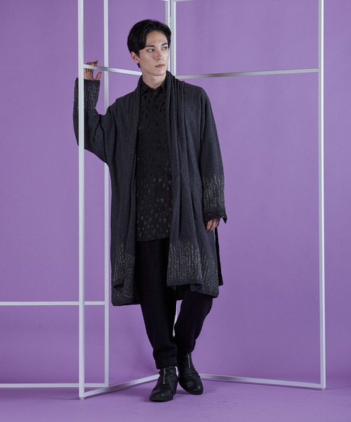 カーディガン 「NO ID.」Drape Knit Cardigan / ドレープ ニット カーディガン メンズ_13