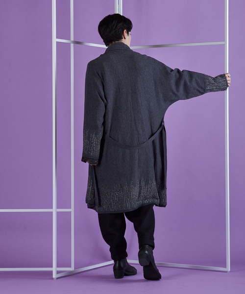 カーディガン 「NO ID.」Drape Knit Cardigan / ドレープ ニット カーディガン メンズ_16