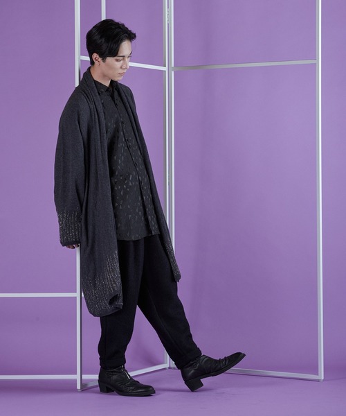 カーディガン 「NO ID.」Drape Knit Cardigan / ドレープ ニット カーディガン メンズ_17