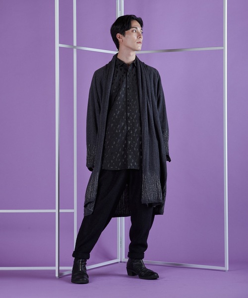 カーディガン 「NO ID.」Drape Knit Cardigan / ドレープ ニット カーディガン メンズ_18