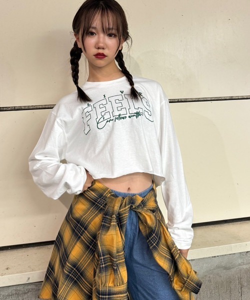 希少新品未使用オブラダOBLADA Girl Scouts Tシャツりんご Oblada｜オブラダのカットソー・Tシャツ通販｜ELLE SHOP (エル