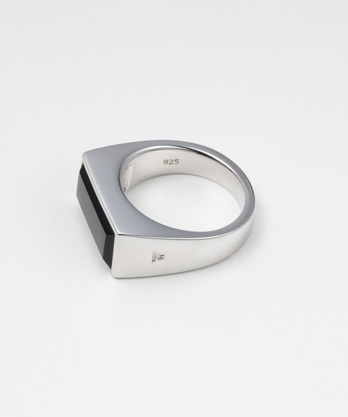 TOM WOOD 指輪 リング Peaky Ring Polished Black Onyx