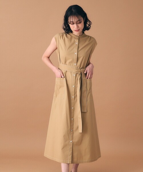 DRESSTERIOR ワンピース 「3WAY/接触冷感／UVカット」クールタッチ配色 