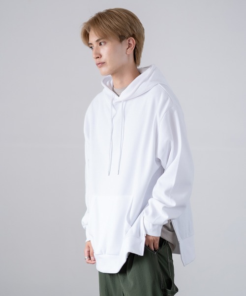 improves パーカー サイドジップ スウェット プルパーカー メンズ