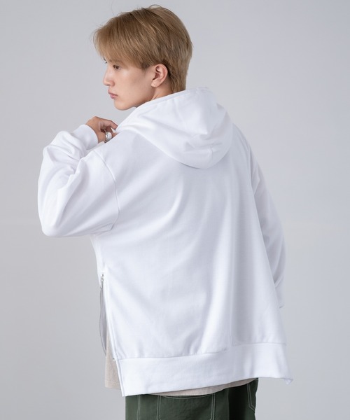 improves（インプローブス） パーカー サイドジップ スウェット プル
