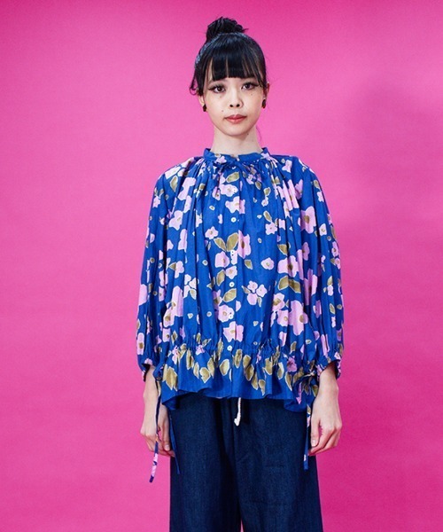 ブラウス シャツ KILKI / キルキー ブラウス　シュレッドフラワー 4E B01 HDI レディース kilki ブラウス シャツ KILKI / キルキー ブラウス シュレッド