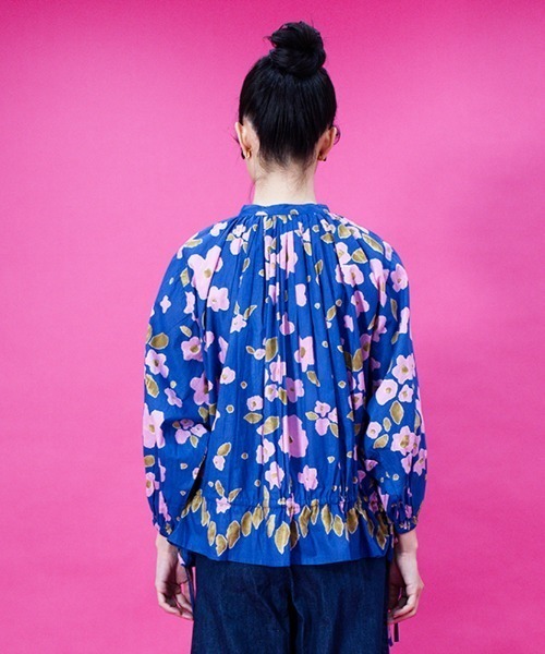 ブラウス シャツ KILKI / キルキー ブラウス　シュレッドフラワー 4E B01 HDI レディース KILKI / キルキー ブラウス シュレッドフラワー 4E B01 HDI