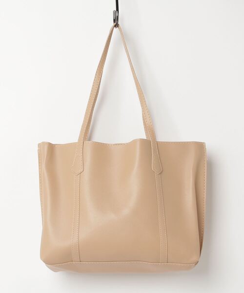 Per sist ence（パーシエンス） トートバッグ フェイクレザータグ付き