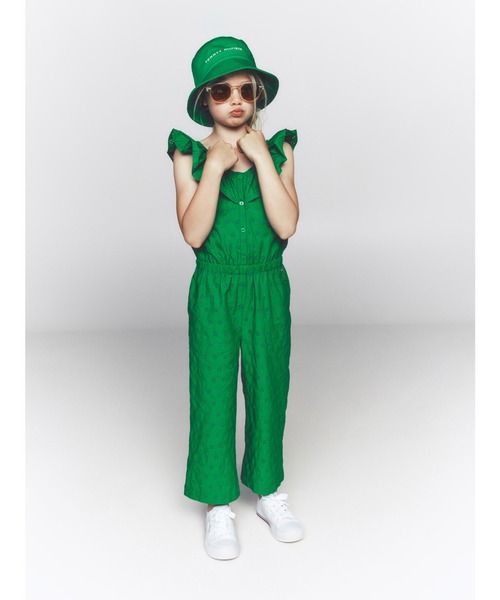 パンツ GIRLS ブローダリーアングレーズジャンプスーツ キッズ  