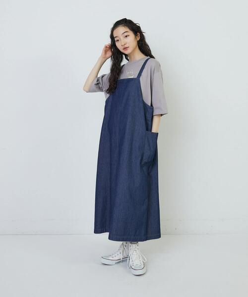 conges payes ADIEU TRISTESSE ワンピース ミリタリーキャミワンピース 