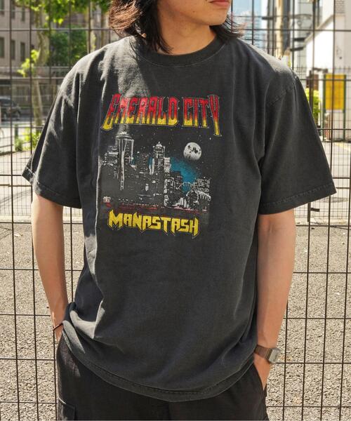 tシャツ GOOD ROCK SPEED×MANASTASH(グッドロックスピード×マナスタッシュ)　別注 レトロスポーツコラボTシャツ「メンズ・ウィ GOOD ROCK SPEED×MANASTASH(×グッドロックスピード)別注NIRVANA