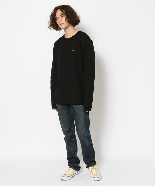「DENHAM」 長袖Tシャツ X-LARGE ホワイト メンズ