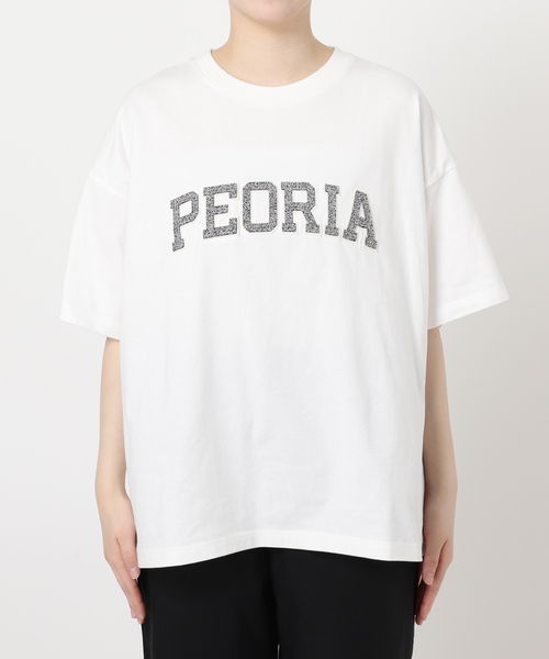 tシャツ パラソル刺繍カットソー レディース HUG.U Tシャツ カットソー 刺繍 トップス レディース ワン
