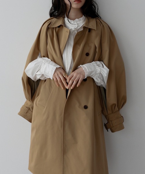 Katrin TOKYO トレンチコート コート 2way balloon sleeve middle