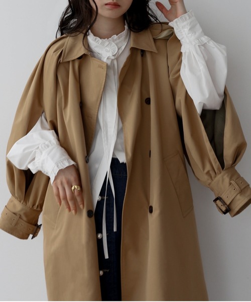 Katrin TOKYO トレンチコート コート 2way balloon sleeve middle