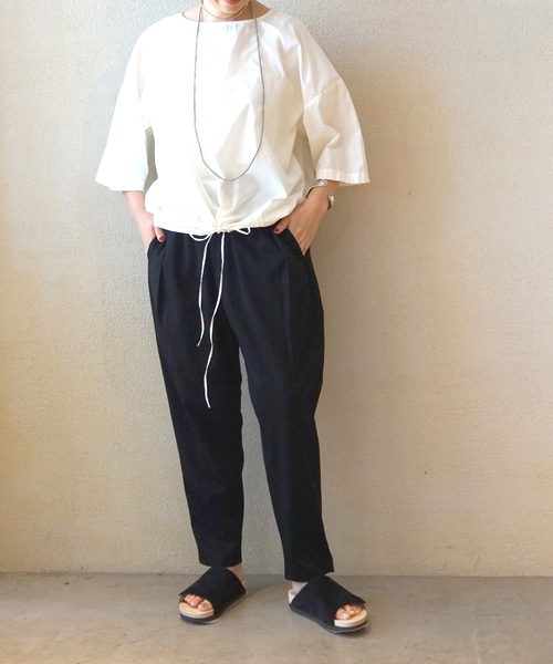 journal standard luxe ポンチ タックテーパーパンツ JOURNAL STANDARD LUXE パンツ ポンチ タックテーパーパンツ