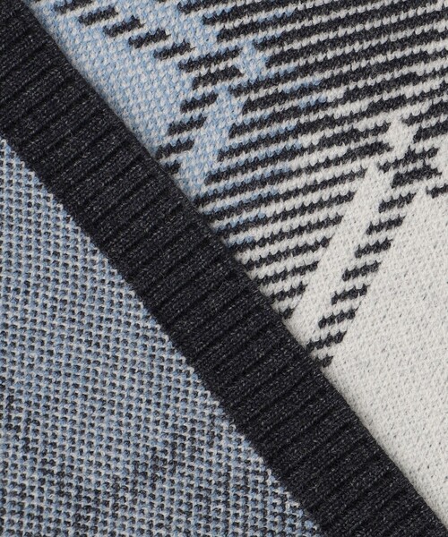 【洗える】WOOLY STRETCH PLAID ニット 洗える】WOOLY STRETCH PLAID ニット / J.PRESS LADIES L