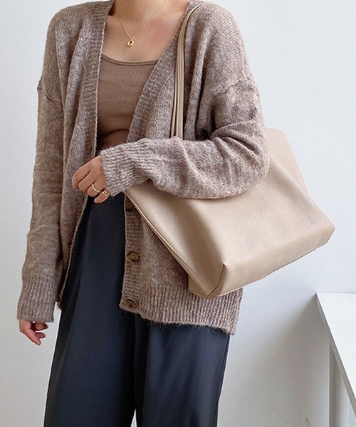 florist トートバッグ バッグ 「A4収納可」同素材のポーチ付 