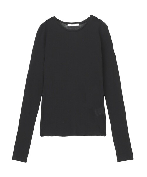 【NEW限定品】 ANAYI tシャツ シアーテレコクループルオーバー レディース トップス