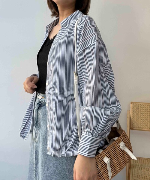 AS KNOW AS（アズノゥアズ） ブラウス シャツ 後レースアップ