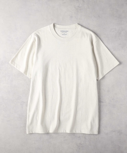 Right-on tシャツ 「SUSTAINA-BLUE」サスティナブルー クルー